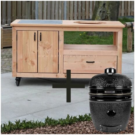 buitenkeuken brendan douglas yakiniku large kamado black edition
