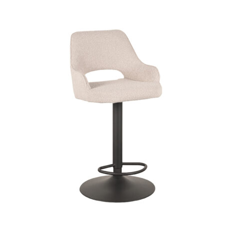 Barkruk Fer | Naturel Boucle -verstelbaar onderstel