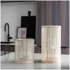 Geweven Lantaarn Indy Large + Small Zand – Jens Living