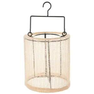 Geweven Lantaarn Indy Small Zand - Jens Living