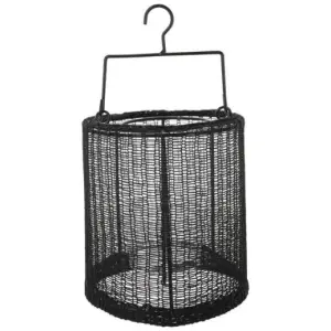 Geweven Lantaarn Indy Small Zwart – Jens Living