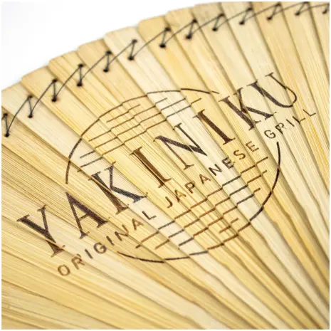 detail yakiniku waaier bamboe