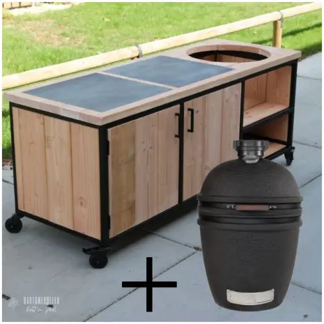 Buitenkeuken Roosendaal Bastard Large Urban Kamado Buitenkeuken Roosendaal + Bastard Large Urban Kamado