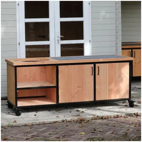 douglas-buitenkeuken-antwerpen-industrieel-met-zwart-stalen-frame