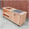 Kamado-tafel-met-tegel-douglas-180cm-lang