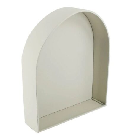 Metalen wandkast organisch - Zandkleurig