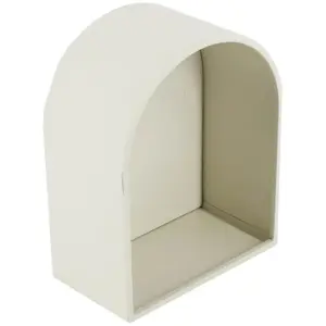 Metalen wankastje open boog - Zandkleurig