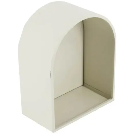 Metalen wankastje open boog - Zandkleurig