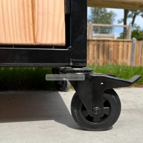 wielen van stalen douglas buitenkeuken xl