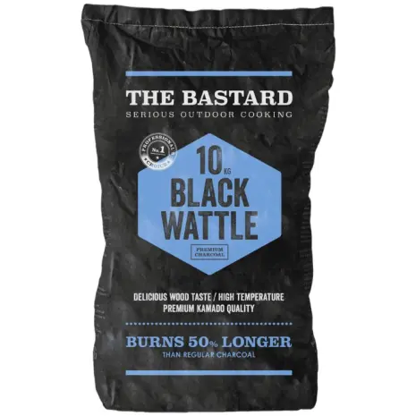 The Bastard Black Wattle Charcoal – 10 kg premium houtskool The Bastard Black Wattle Charcoal – 10 kg premium houtskool