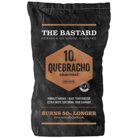The Bastard Houtskool Paraguay White – Quebracho houtskool 10kg The Bastard Houtskool Paraguay White – Quebracho houtskool 10kg