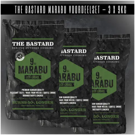 The Bastard Marabu Voordeelset – 3 x 9 kg The Bastard Marabu Voordeelset – 3 x 9 kg