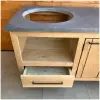lade eikenhouten buitenkeuken keramische blad