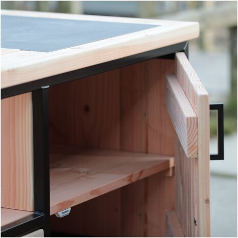 Douglas BBQ Tafel Charlie opbergruimte