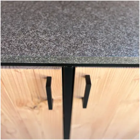 Douglas buitenkeuken Impala graniet details