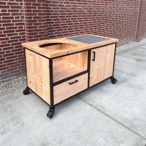 Douglas buitenkeuken staal met keramisch blad