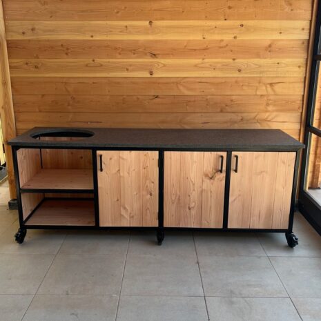 Duurzame Douglas buitenkeuken Impala graniet