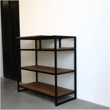 LP platenspelerkast industrieel zijkant