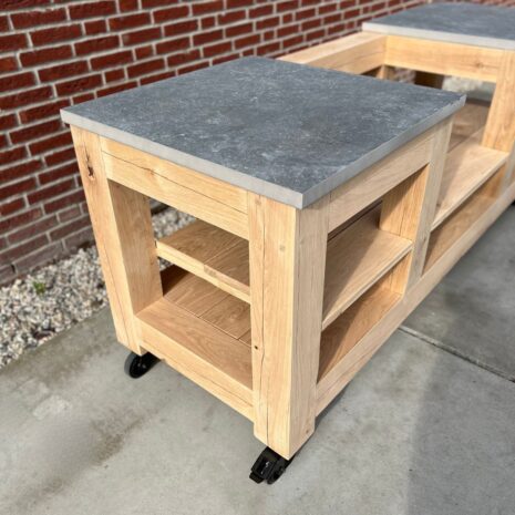 Oak XL buitenkeuken op wielen