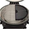 The Bastard Cast Iron Half Moon Grill Large op kamado