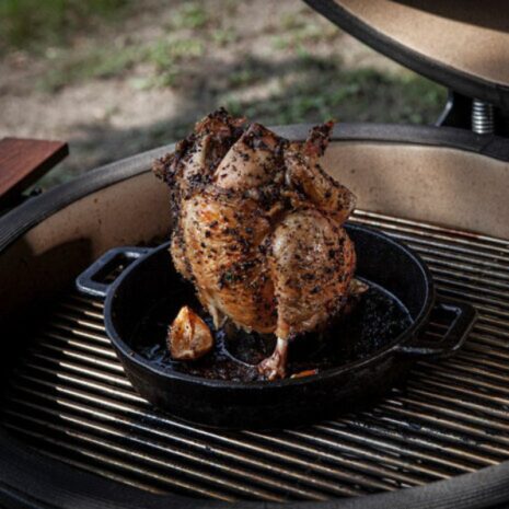 The bastard Cast Iron Bird Sitter 25 cm kip houder bbq