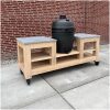 buitenkeuken oak XL met The bastard kamado