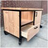 opberg laden onder kamado BBQ tafel Douglas Charlie