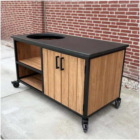 BBq keuken Fraké Compact zwart granieten blad