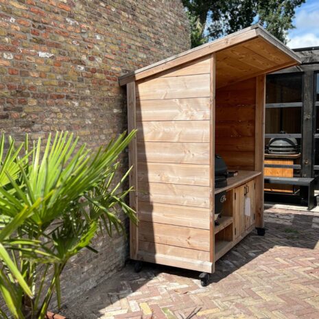 Buitenkeuken overkapping + Keij Kamado showmodel Buitenkeuken overkapping + Keij Kamado showmodel