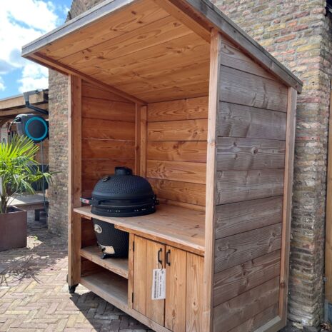 Showmodel Buitenkeuken overkapping + Keij Kamado