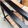 showroommodel buitenkeuken op wielen eucalyptus stalen frame