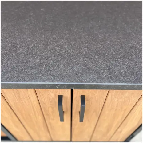 zwart graniet blad Buitenkeuken Fraké