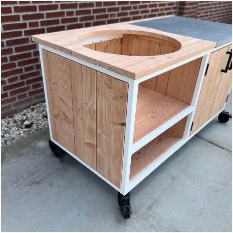 Douglas Kamado tafel Sprundel maatwerk voorraadmodel