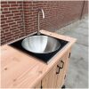 Douglas Tuinkast met spoelbak en kraan OneQ wet inbouwset