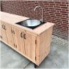 Douglas Tuinkast wet inbouwset OneQ met spoelbak en kraan
