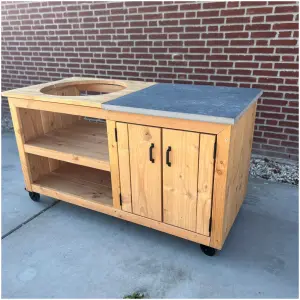 Kamado tafel Douglas 150x70 BBQ tafel