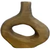 donut vaas Hout small donut vaas Hout small