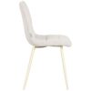 eetkamerstoel nino boucle champagne