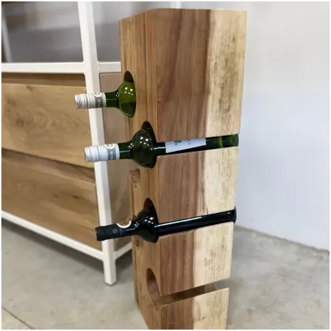 wijnrek suar hout