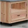 BBQ keuken douglas hout met Belgisch hardsteen blad