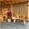 Boombank natuurlijke vormen 170 cm