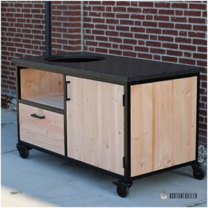 Buitenkeuken Delft met granieten blad