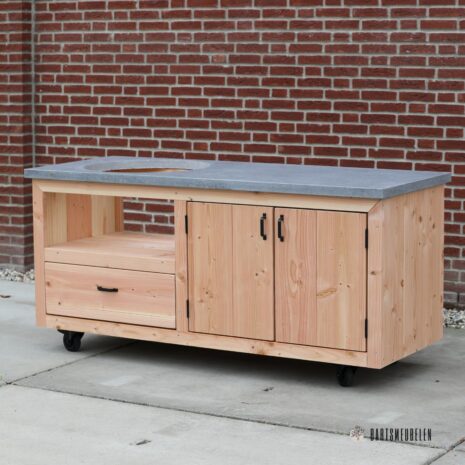 Buitenkeuken Douglas met Belgisch hardsteen blad