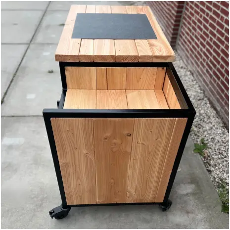 Buitenkeuken speciaal voor de Compact Kamado Kai