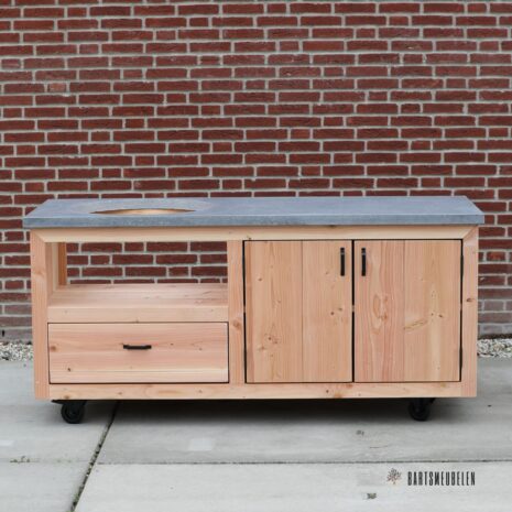 Luxe Buitenkeuken Douglas met Belgisch hardsteen blad