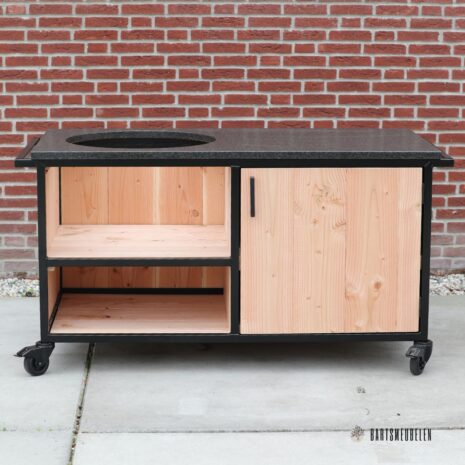 Luxe Buitenkeuken Douglas met impala granieten blad