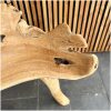 teak bankje 1 zits
