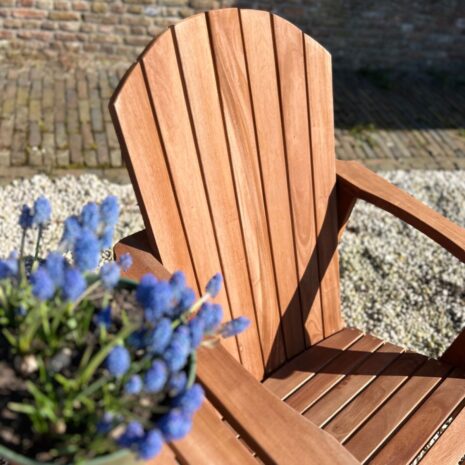 tet a tet teak hardhout tuinbankje