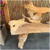 tuinbank teak 170 cm boomstambank