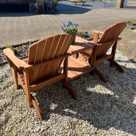 tuinbankje tet a tet love seat